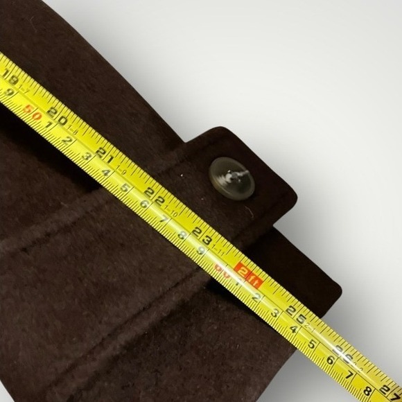 House of Harlow 1960 Longline Overcoat XL Women's Brown Wool Blend Quiet Luxury - Picture 5 of 8